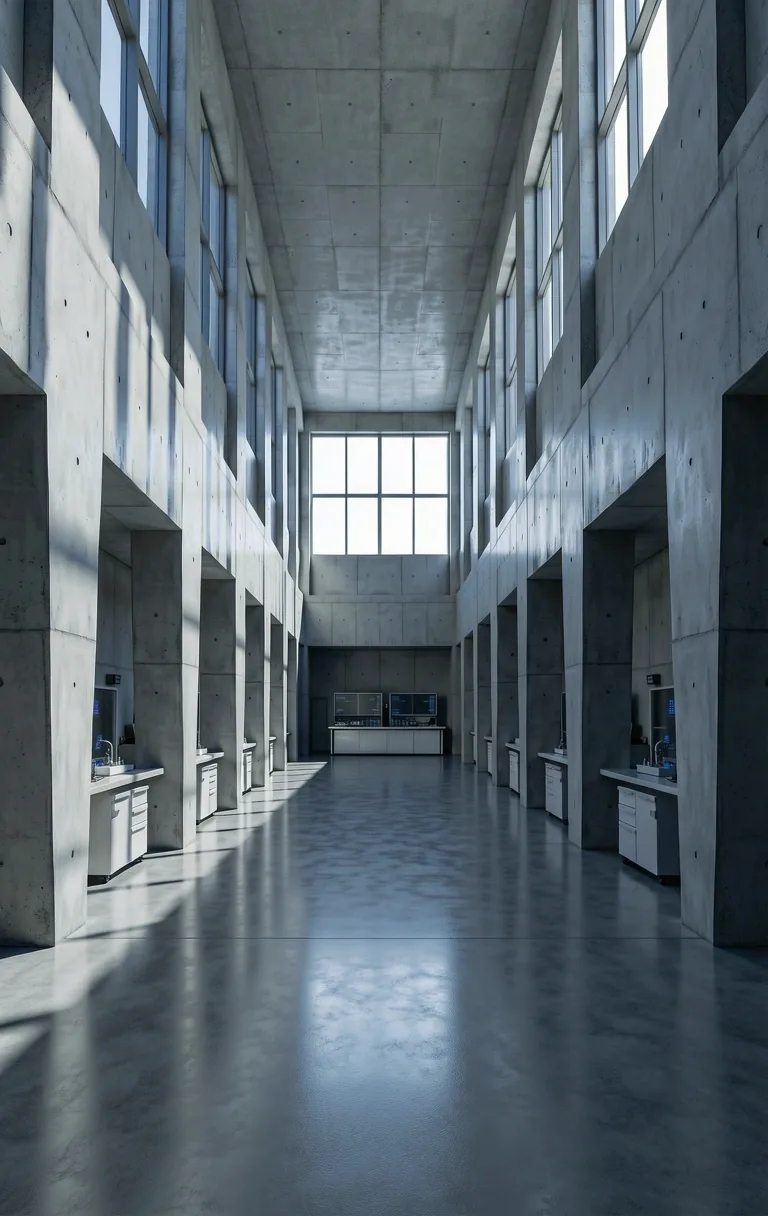 Architectural symmetry of a research archive